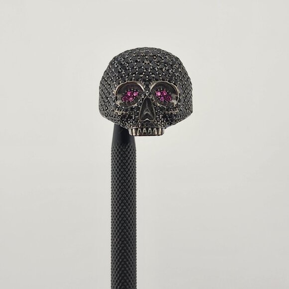 Gothic Skull Head Ring – 925 Sterling Silver (New) - Picture 6 of 8